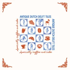 The Antique Dutch Delft Tiles poster